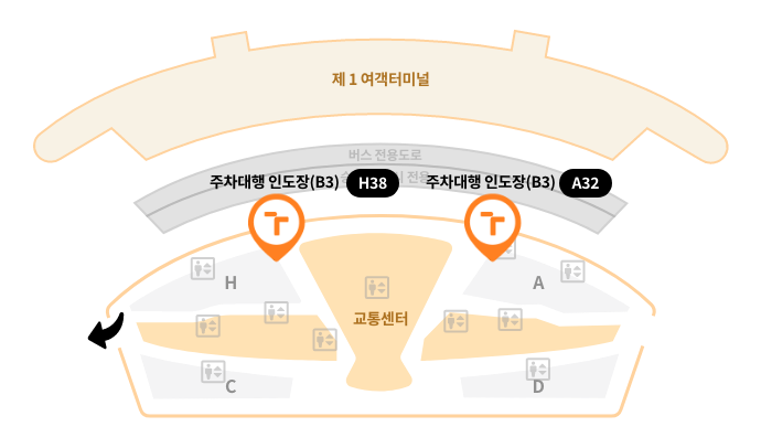 인천공항 1터미널 공식 주차대행 발렛파킹 하이파킹 가격 요금 예약 이용 방법 총정리 3 인천국제공항 1터미널 이용방법 - 차량 찾을 때