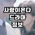 사랑이 온다 드라마 출연진 등장인물관계도 줄거리 내용 몇부작 기본정보 재방송 편성표 OTT 작가 사랑을 처방해드립니다 후속